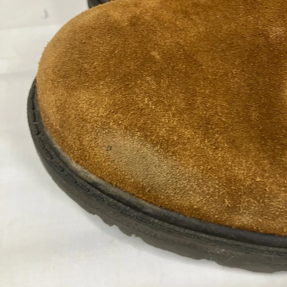 Brahma Mens Waterproof Suede Leather Work Boots Wheat Brown  Size 7.5W Rugged